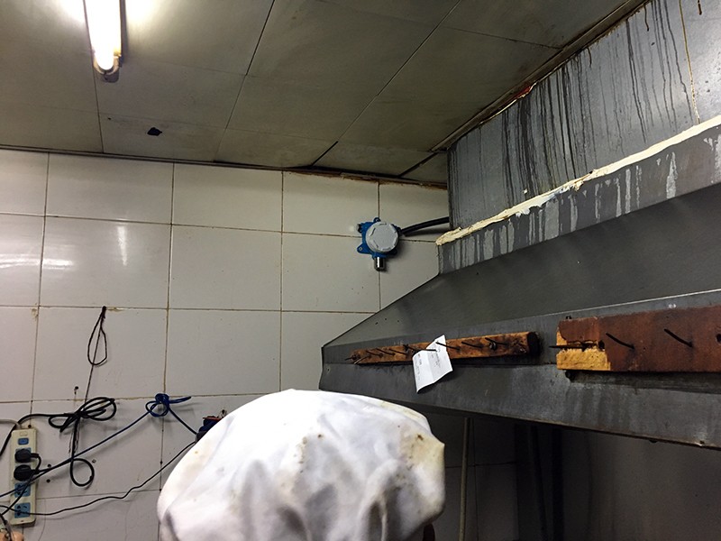 餐饮饭店安装工业商用防爆型燃气报警器方案